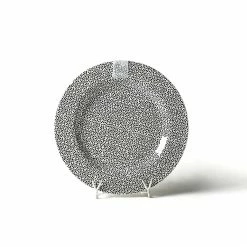 Coton Colors Black Small Dot Big Entertaining Round Platter
